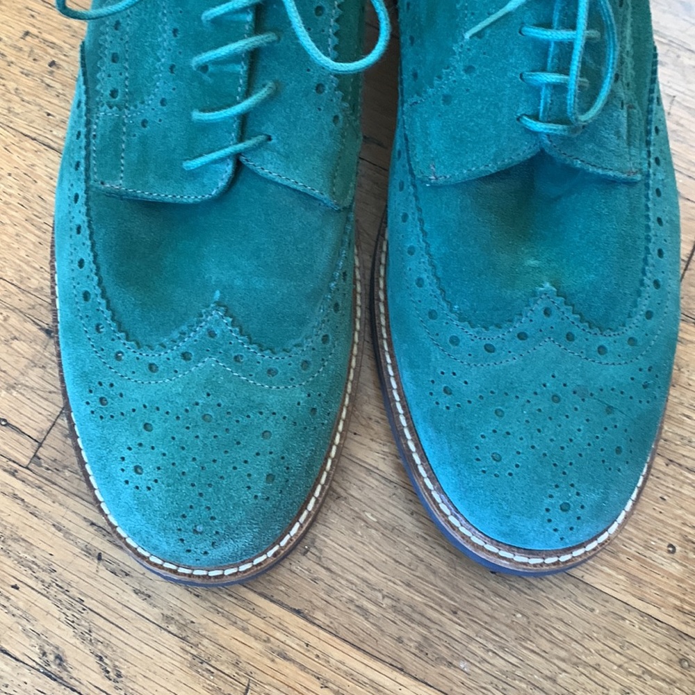 Italian Suede Oxfords - Picture 10 of 11